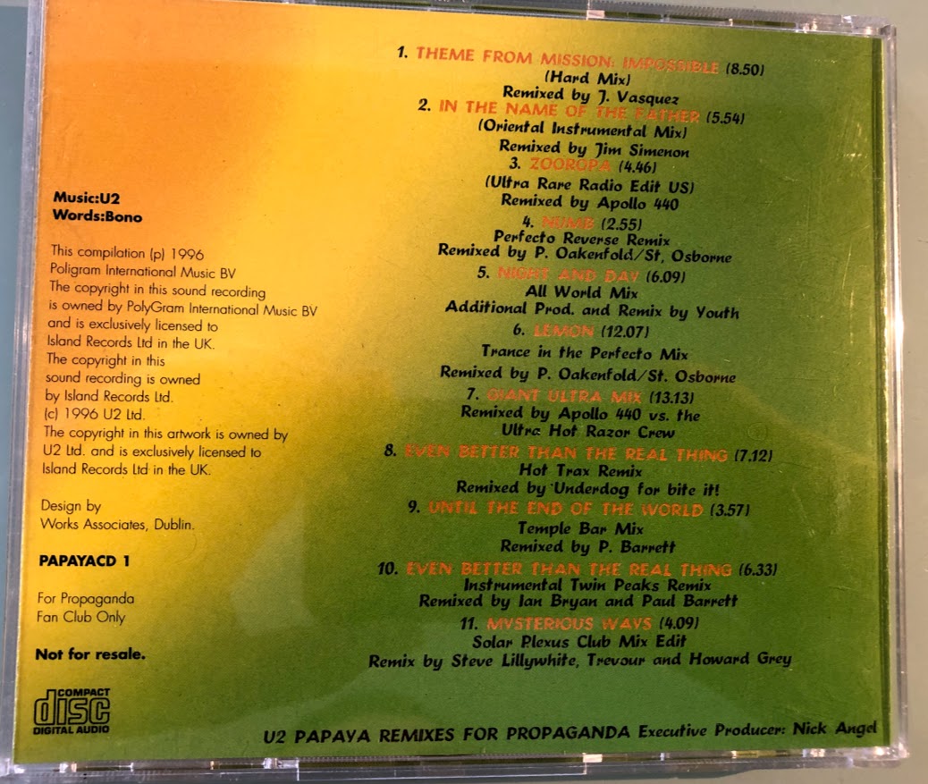 u2 remixes